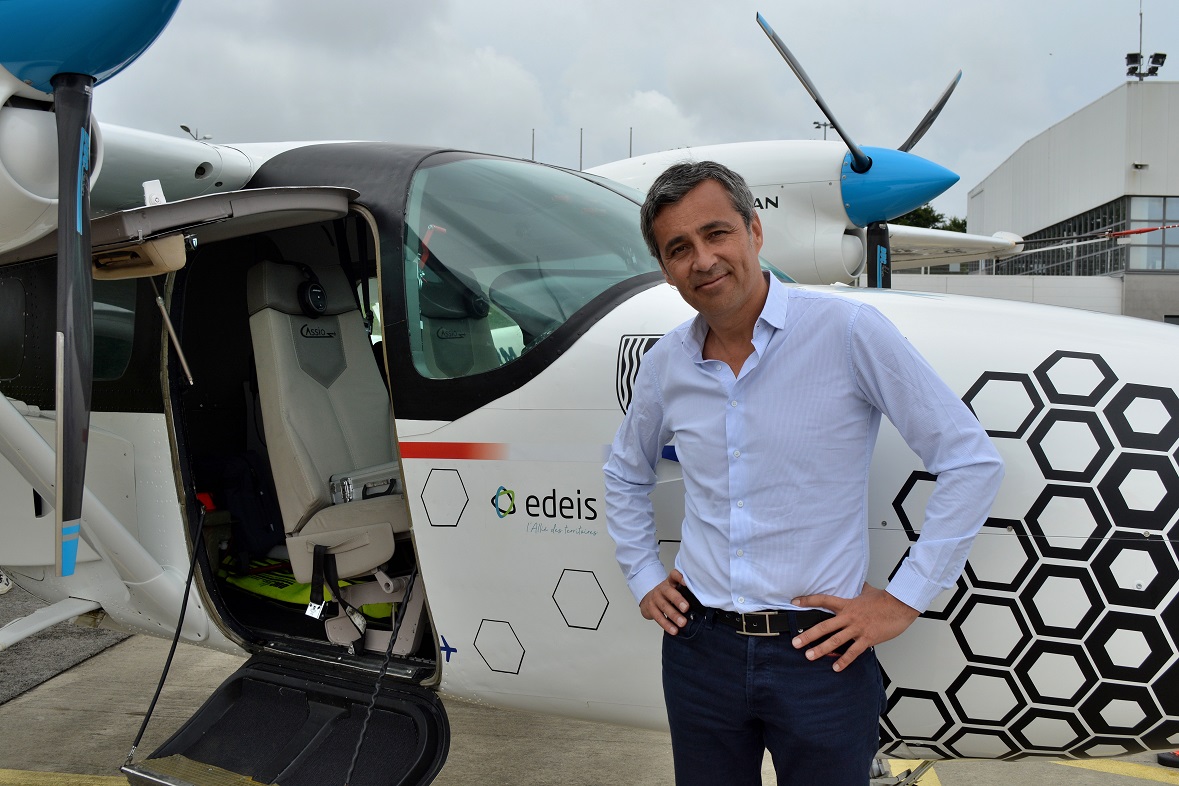 Olivier Galzi devant le Cassio